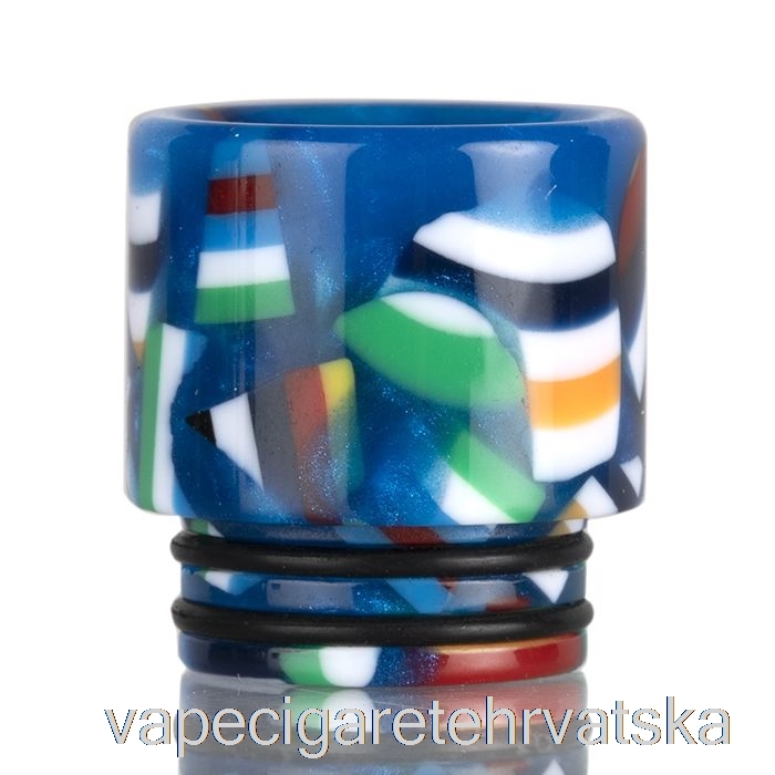 Vape Cigarete 810 Mozaik Drip Tip Plavi